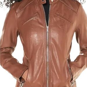 Guess women leather jacket